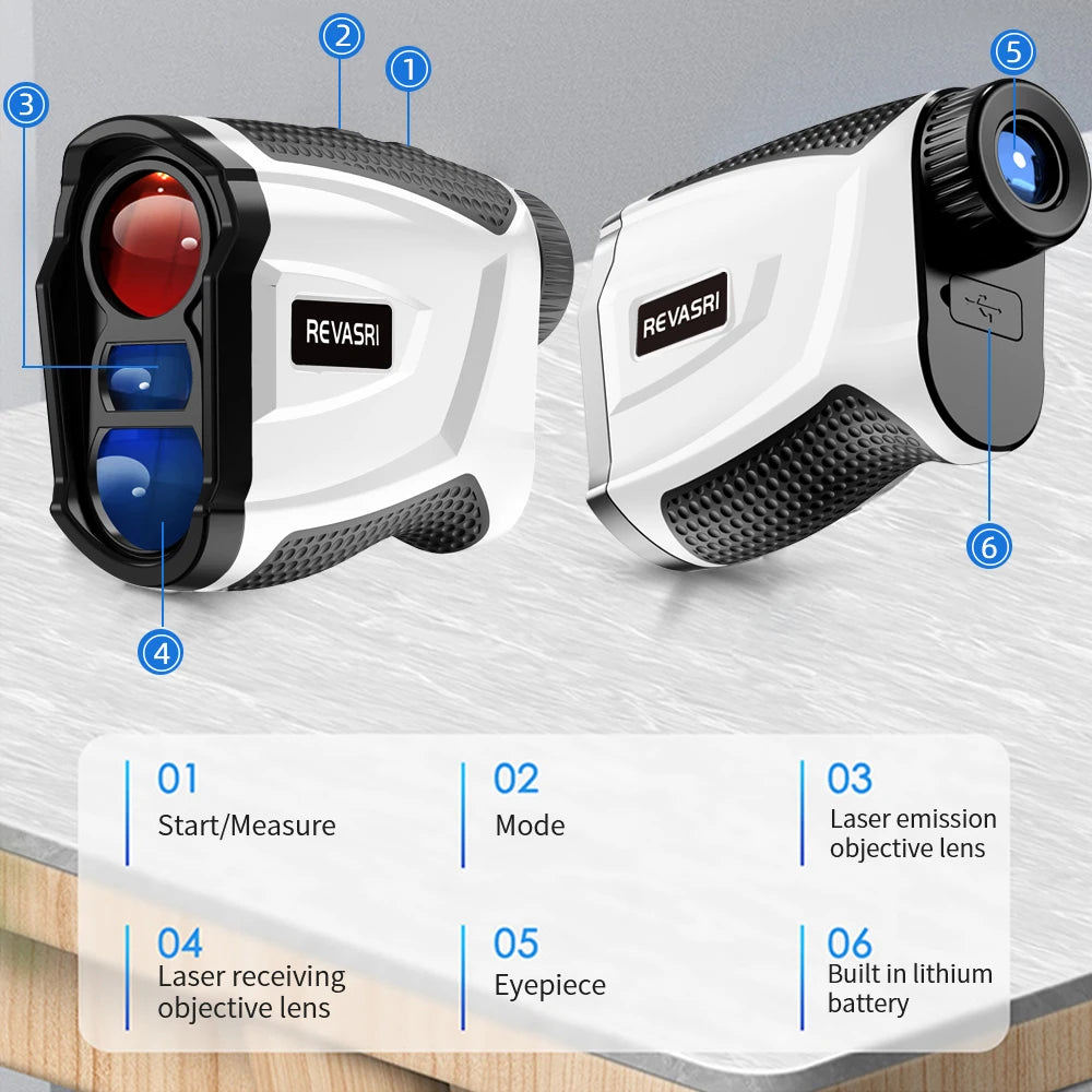 Revasri Golf Rangefinder 3M02600m
